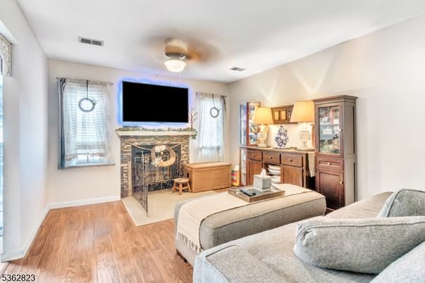 Fireplace, Interior, Living room, Wood Texture Flooring