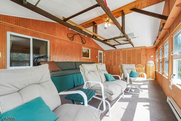 Interior, Living room, Wooden Beams, Wooden Walls