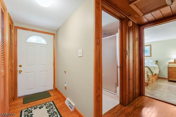 Bedroom, Interior, Recessed Lighting, Wooden Ceilings, Wood Texture Flooring