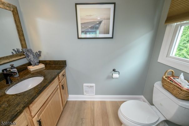 Bathroom, Dual Sink Vanities, Interior, Wood Texture Flooring
