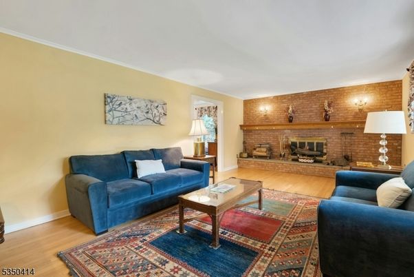 Fireplace, Interior, Living room, Stone Walls, Wood Texture Flooring