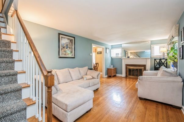 Fireplace, Interior, Living room, Wood Texture Flooring