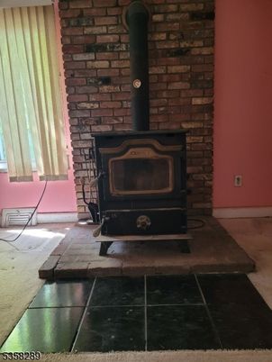 Fireplace, Interior, Stone Walls