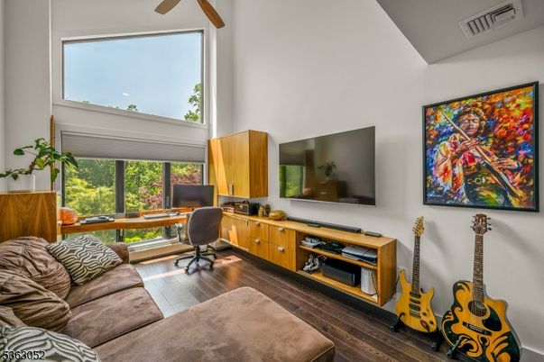 Home Office, Interior, Living room, Wood Texture Flooring