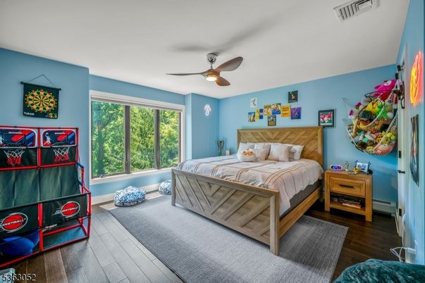 Bedroom, Interior, Wood Texture Flooring