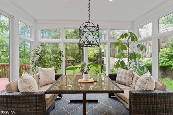 Dining room, Interior, Pendant Lights, Recessed Lighting, Sun Room