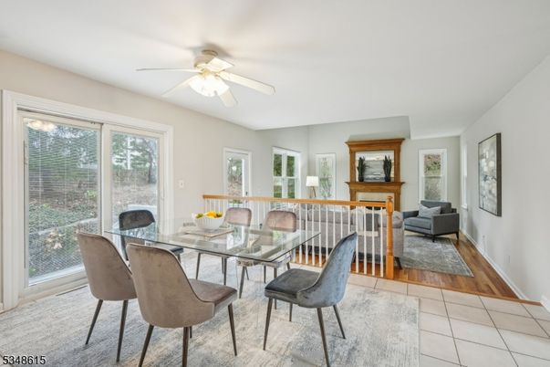 Dining room, Interior, Wood Texture Flooring