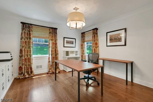 Home Office, Interior, Wood Texture Flooring