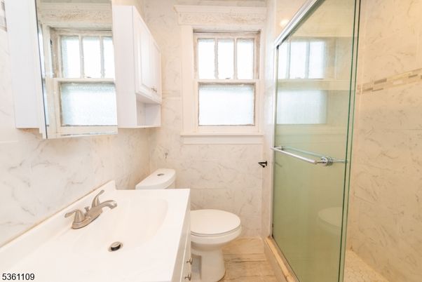 Bathroom, Glass Shower, Interior, Marble Walls