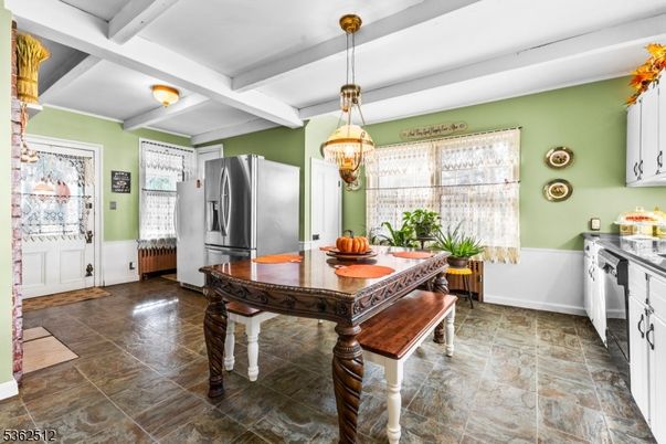 Dining room, Interior, Kitchen, Pendant Lights