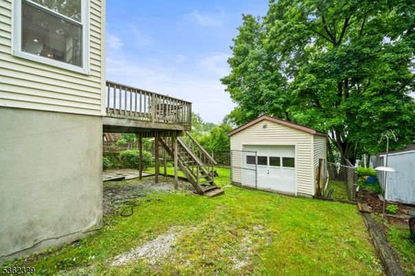 Backyard, Detached Garage, Exterior