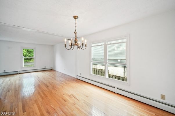 Chandelier, Empty room, Interior, Wood Texture Flooring