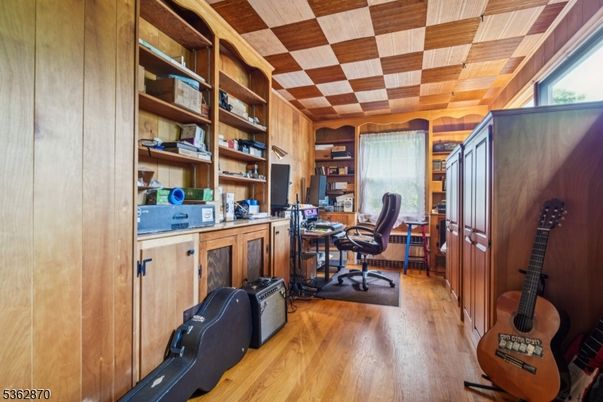 Home Office, Interior, Wooden Beams, Wooden Ceilings, Wood Texture Flooring, Wooden Walls