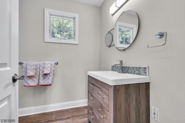 Bathroom, Interior, Wood Texture Flooring