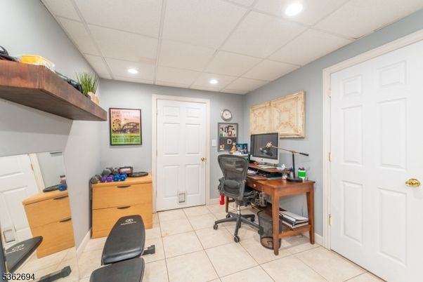 Home Office, Interior, Recessed Lighting
