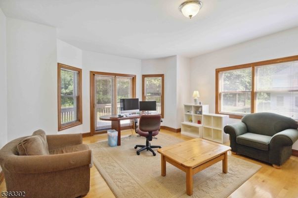 Home Office, Interior, Wood Texture Flooring