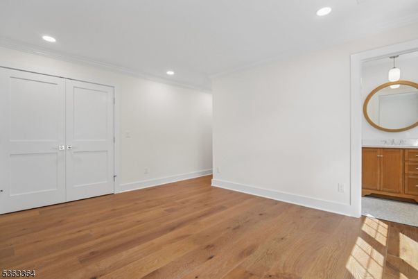Empty room, Interior, Pendant Lights, Recessed Lighting, Wood Texture Flooring