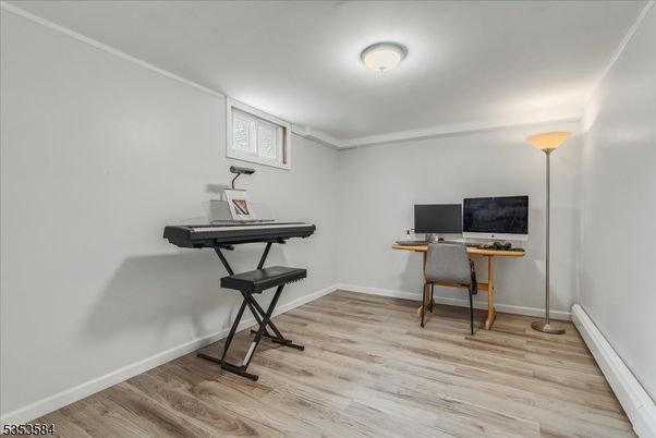 Home Office, Interior, Piano, Wood Texture Flooring