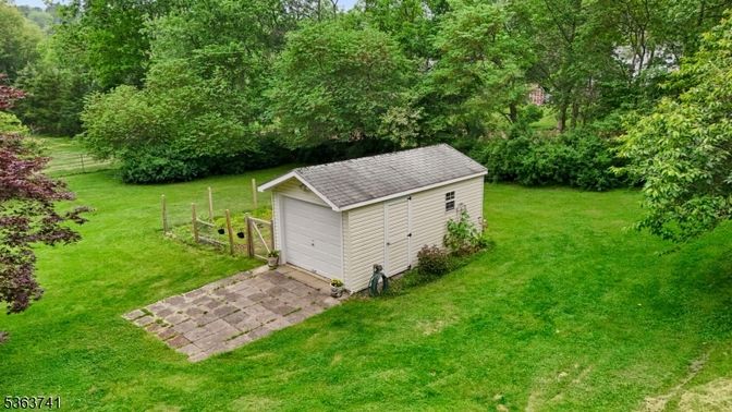 Backyard, Detached Garage, Exterior