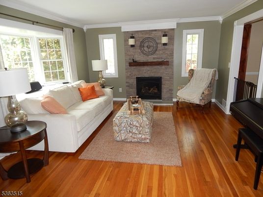 Fireplace, Interior, Living room, Stone Walls, Wood Texture Flooring