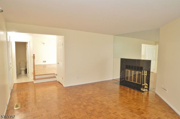 Empty room, Fireplace, Interior, Wood Texture Flooring