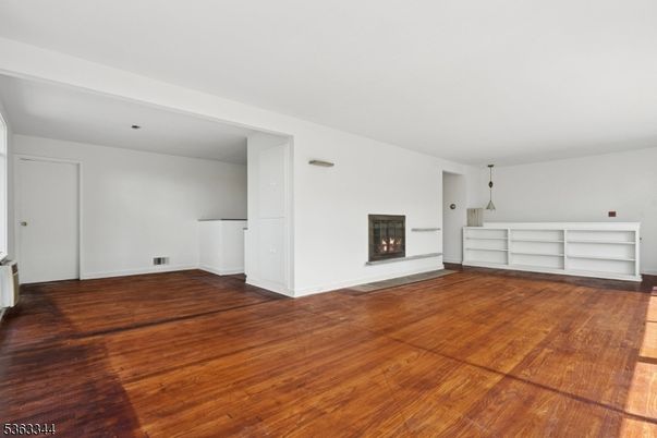 Empty room, Fireplace, Interior, Wood Texture Flooring