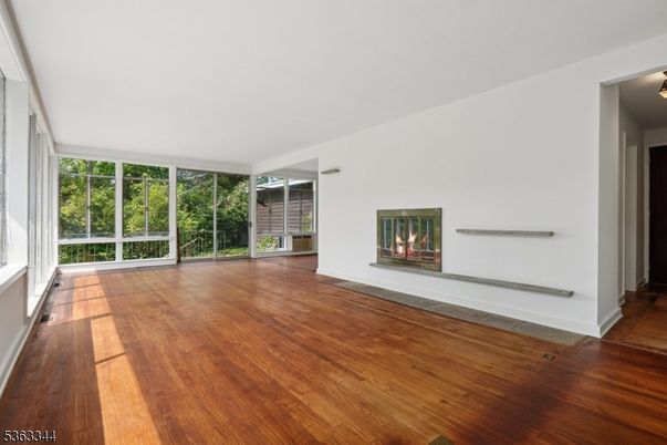 Empty room, Fireplace, Interior, Wood Texture Flooring