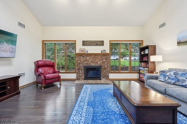 Fireplace, Interior, Living room, Wood Texture Flooring