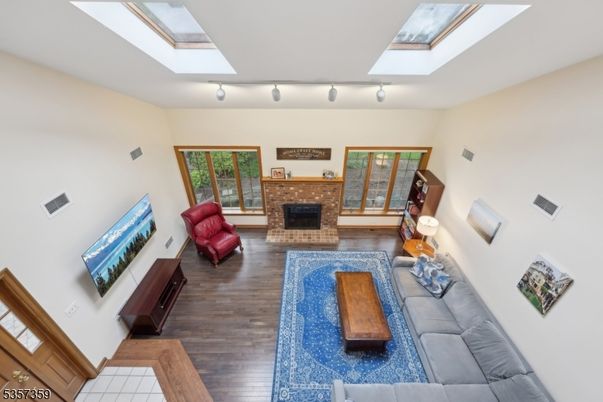 Fireplace, Interior, Living room, Wood Texture Flooring