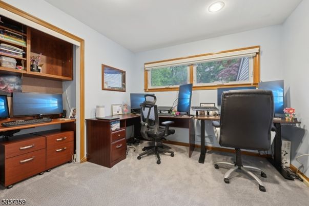 Home Office, Interior, Recessed Lighting
