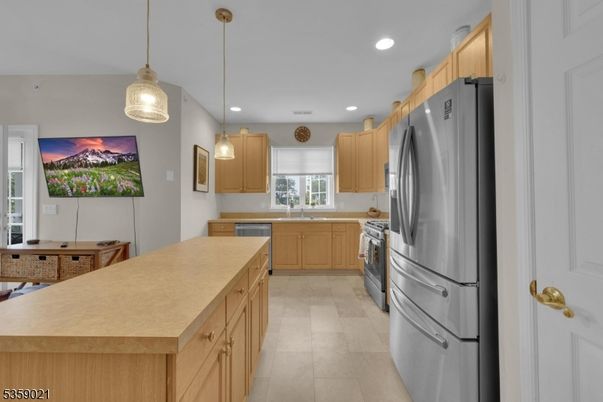 Interior, Kitchen, Pendant Lights, Recessed Lighting