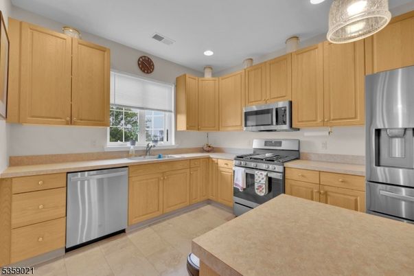Interior, Kitchen, Recessed Lighting, Stainless Steel Appliances