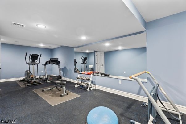 Fitness Equipment, Interior, Recessed Lighting