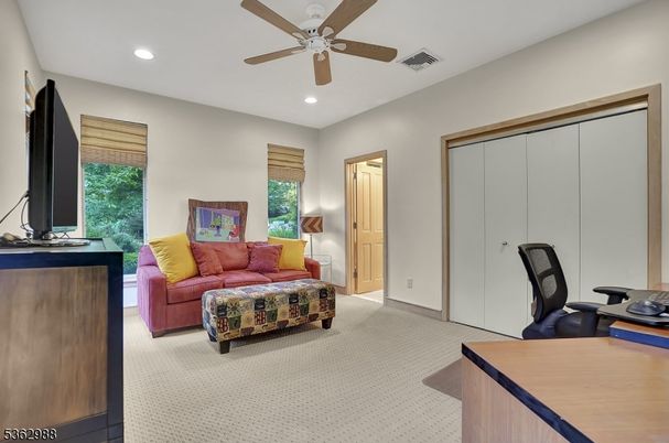 Home Office, Interior, Recessed Lighting