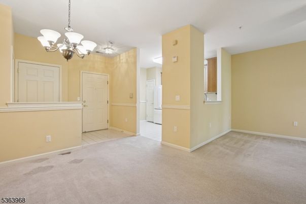 Chandelier, Empty room, Interior