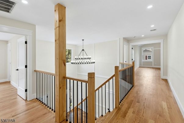 Chandelier, Interior, Recessed Lighting, Wood Texture Flooring