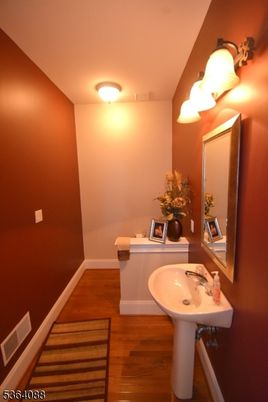 Bathroom, Interior, Wood Texture Flooring