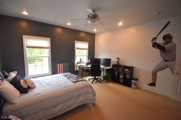 Bedroom, Home Office, Interior, Recessed Lighting