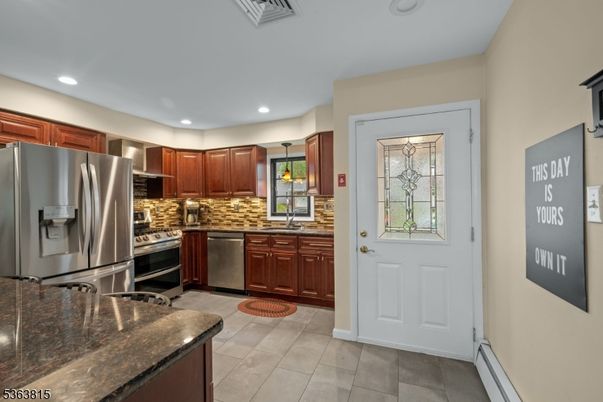 Interior, Kitchen, Recessed Lighting, Stainless Steel Appliances