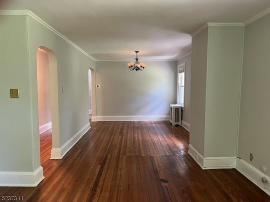 Chandelier, Empty room, Interior, Wood Texture Flooring