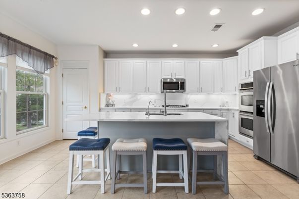 Interior, Kitchen, Recessed Lighting, Stainless Steel Appliances