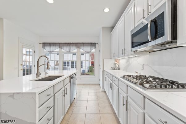 Interior, Kitchen, Recessed Lighting, Stainless Steel Appliances