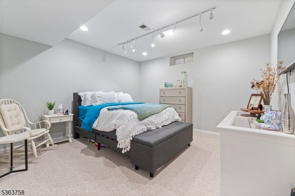 Bedroom, Interior, Recessed Lighting