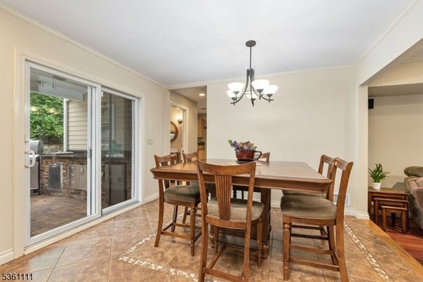 Chandelier, Dining room, Interior, Recessed Lighting