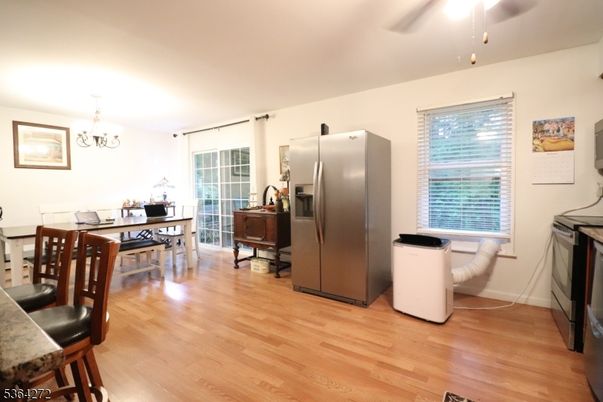Chandelier, Home Office, Interior, Kitchen, Wood Texture Flooring