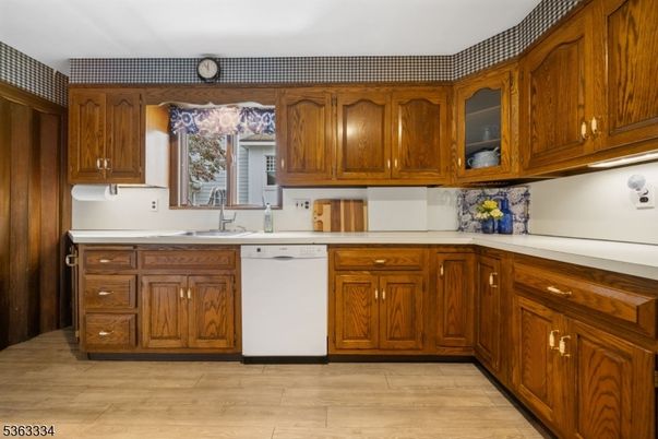 Interior, Kitchen, Wood Texture Flooring