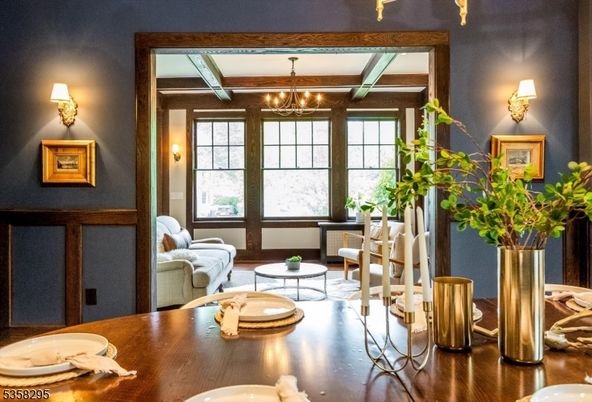 Chandelier, Interior, Wood Texture Flooring