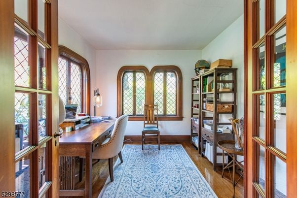 Home Office, Interior, Wood Texture Flooring