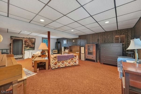Interior, Recessed Lighting, Wooden Walls