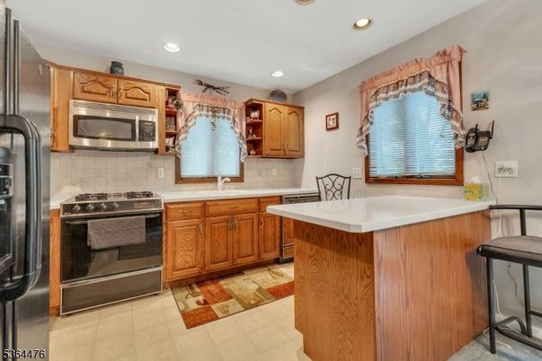 Interior, Kitchen, Recessed Lighting, Stainless Steel Appliances